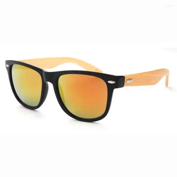 Sonnenbrille Bambus Männer Frauen Reisebrille Sonnenbrille Vintage Bein Brillen Mode Marke Design Männlich Weiblich