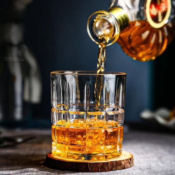 Weingläser 300/360 ml Whiskyglasbecher Kristallbierbecher Haushalt Große Kapazität