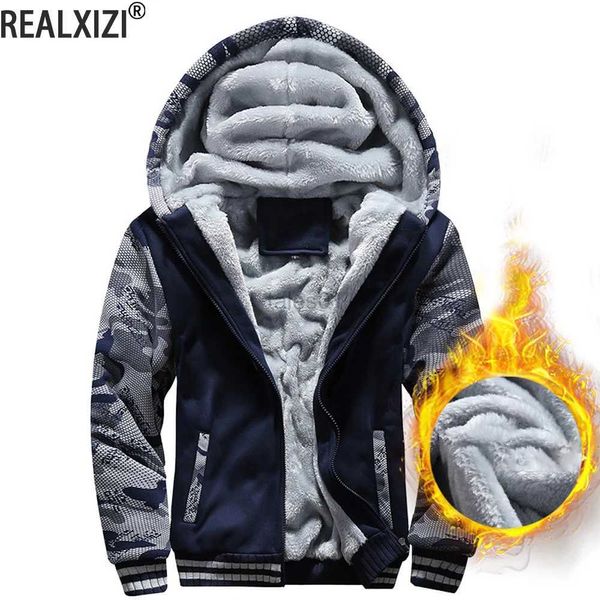 Herren-Kapuzenpullover, Sweatshirts, warme Kapuzenjacke, Winter-Reißverschluss, Fleece-Jacken, übergroße Y2K-Cardigan-Pullover, dicker, langärmliger Mantel, Männer und Frauen, verdickte Hoodies zln231114