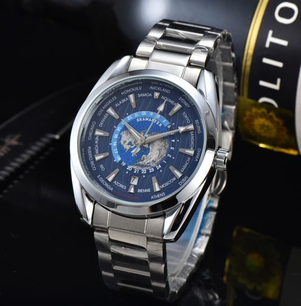 Nuovi orologi da uomo Orologi da polso in acciaio inossidabile Tutti i quadranti funzionano Macchinari completamente automatici Orologi Orologio di marca di lusso di alta moda Orologio da uomo di alta qualità