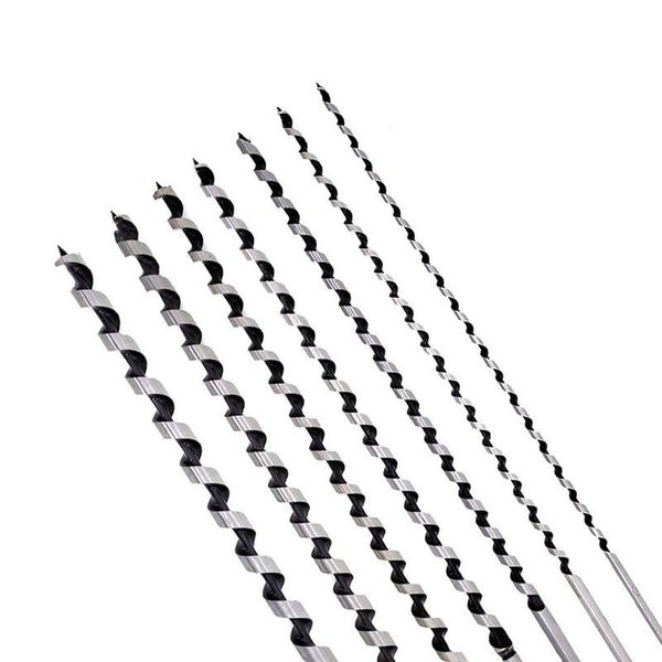 Freeshipping 7 Pçs / Set 460mm Qualidade de Aço de Alto Carbono Afiada Broca de Torção Bits Para Broca Elétrica Ferramentas de Carpintaria 6/8/10/1 Oxlvl