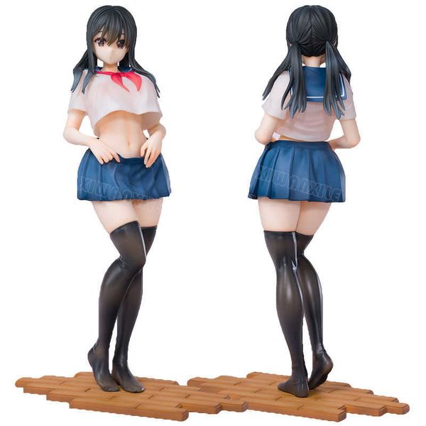 Figuras de brinquedo de ação 25cm dezoito cortina-chan sexy anime figura figura ilustração-chan de b-gginga figura colecionável brinquedos de boneca de boneca AA230413