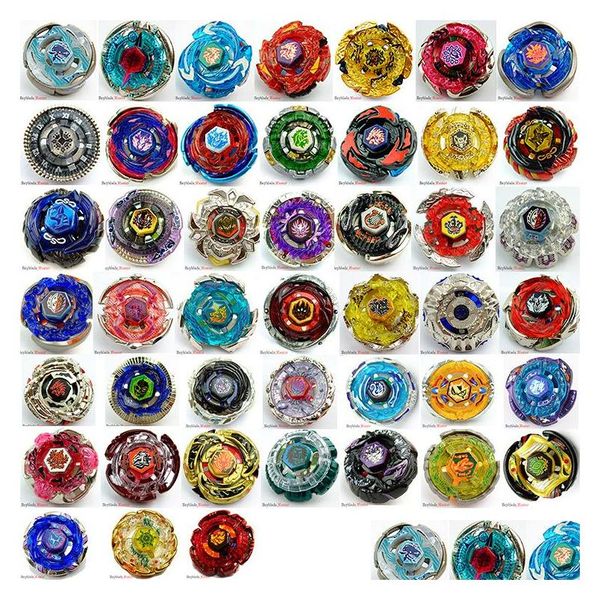 4d Beyblades 45 модели Beyblade Metal Fusion с пусковым топ -спиннером Top Set Kids Game Toys Gift For Kids Box Pack Drop Dhpwh