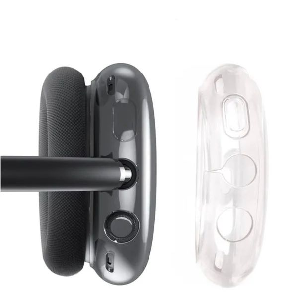 R Max Bluetooth Accessory Accessorys Transparent TPU Сплошная силиконовая водонепроницаемая защитная корпус Airpod Maxs Headphones Крышка гарнитуры 42