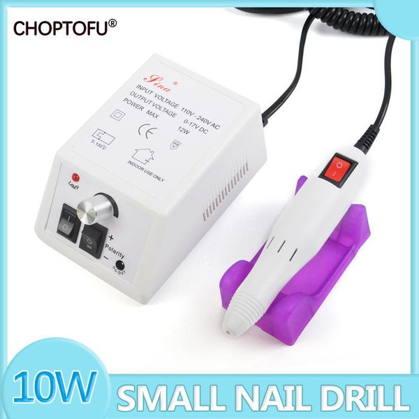 Acessórios para exercícios de unhas 5 cor 10w Electric Professional 20000rpm para Manicure Pedicure Baixa Máquina de envidraçamento de esmalte de bobo Nosie