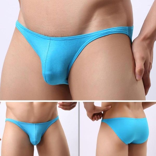 Unterhose 2023 Männer Dreieck Mode Persönlichkeit Sexy Schlank Einfarbig Bequeme Bikini Höschen Beutel G-String Männliche Erotische Dessous