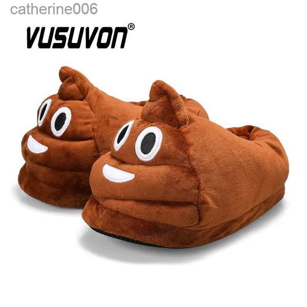 Pantofola Pantofole da interno Caldo Inverno Casa Fluffy Nuova Moda Uomo Donna Pane Demone Morbido Peluche Scarpe Unisex Carino Divertente Regalo di NataleL231114