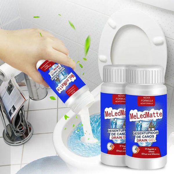 Altra organizzazione per le pulizie 100ML Potente agente di dragaggio per tubi da cucina Draga Deodorante Lavandino WC Pulitore di scarico Fogna Strumenti per la pulizia della casa 231113