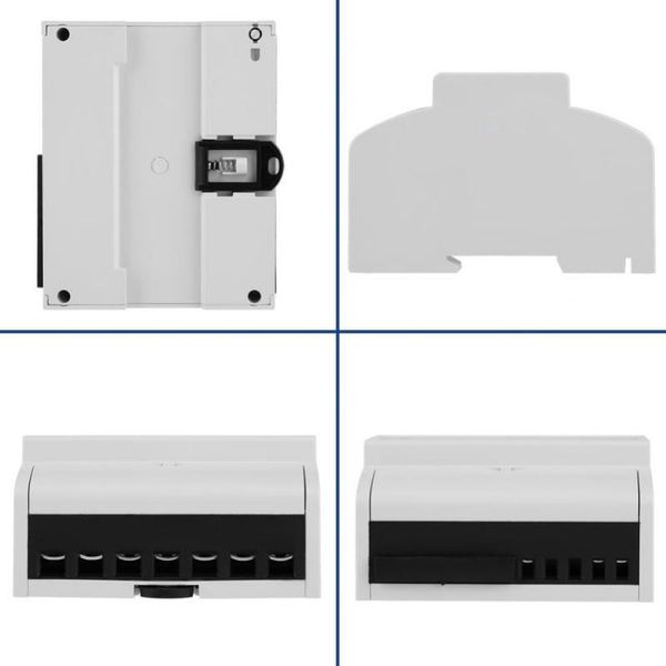 Freeshipping 1 Stück analoger und digitaler Kwh-Zähler 3 x 220 V/380 V digitaler 3-Phasen-4-Draht-7P-Din-Schienen-Stromzähler elektronischer Kwh-Zähler Uqdot