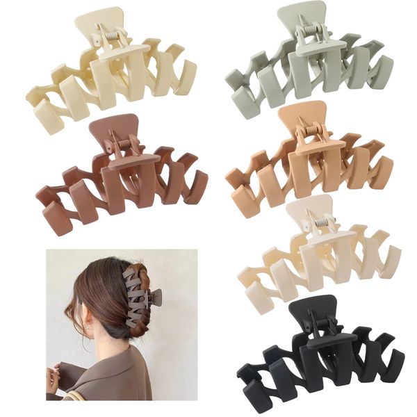 Circle Barrette Moda em forma de n grande tinta fosta tinta spray clipe de cabelos femininos clipe de cabelo prático clipe de cabelo