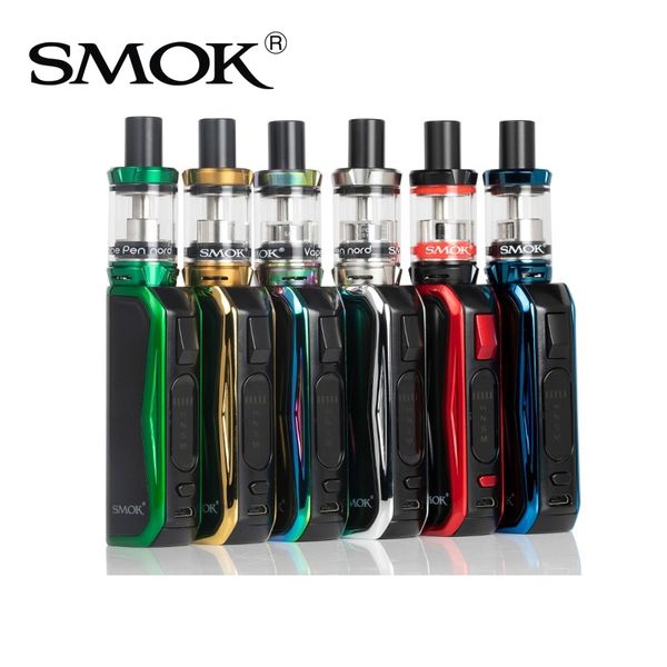 Smok Priv N19 Kit Dahili 1200mAh Pil 30W Mod 2ml Vape Pen Nord 19 Tank Led Gösterge Çubukları% 100 Otantik