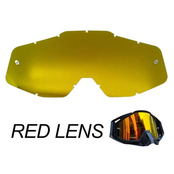 Óculos de esqui motocross lentes de substituição ao ar livre equitação à prova de vento motocicleta lente sobressalente capacete óculos de sol acessórios 231113