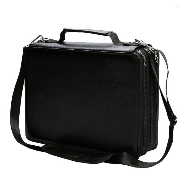 Custodia per pennarelli Borsa da trasporto per pennarelli 168 slot Porta organizer per rossetto di grande capacità per