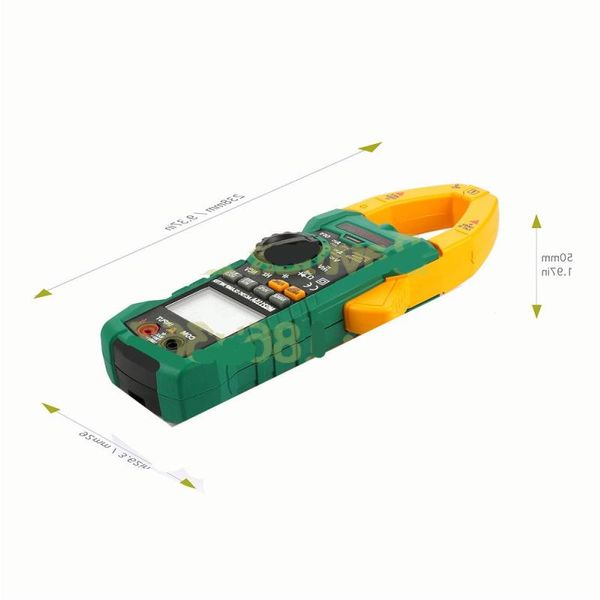 15A 6000 Contagens True RMS Digital Clamp Meter AC/DC Tensão Corrente Tester com INRUSH e Medição NCV Jnfsr