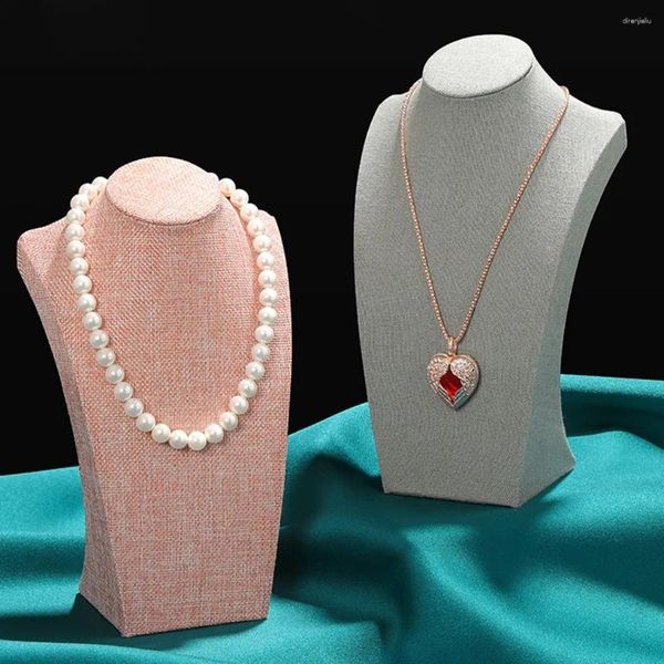 Sacchetti per gioielli Espositore per collane artigianali squisite Boutique Busto porta manichino