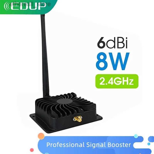 Roteadores EDUP Wifi Booster 2.4GHz 8W Wifi Amplificador de sinal de potência Roteador Range Extend Booster 6dBi Adaptador de antena sem fio 802.11b / g / n Q231114