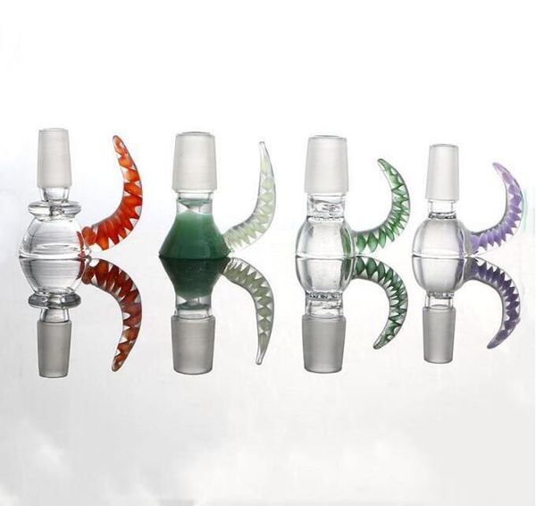 ACOOK Ciotole di vetro per Bong Narghilè Spessore Dragon Claw Giunto maschio 14mm 18mm Bong Pezzo Tubi dell'acqua Oil Rig Bong Fumatori