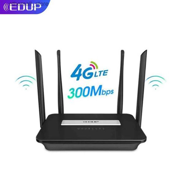 Router EDUP Router 4G WiFi 300Mbps Router 4G LTE Modalità Wifi 3G/4G Wireless CPE con slot per scheda SIM Hotspot per Home Office Q231114