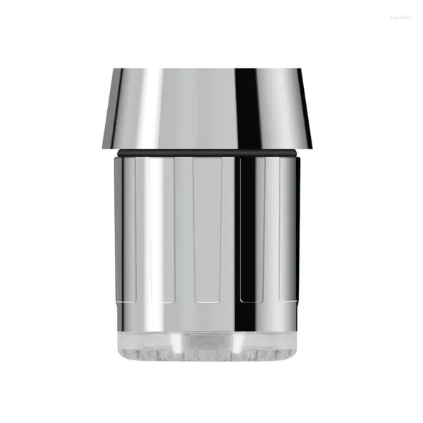 Torneiras de cozinha LED Sensores de temperatura Adaptador para torneira geral com temperatura controlada em miniatura luminosa de 3 cores