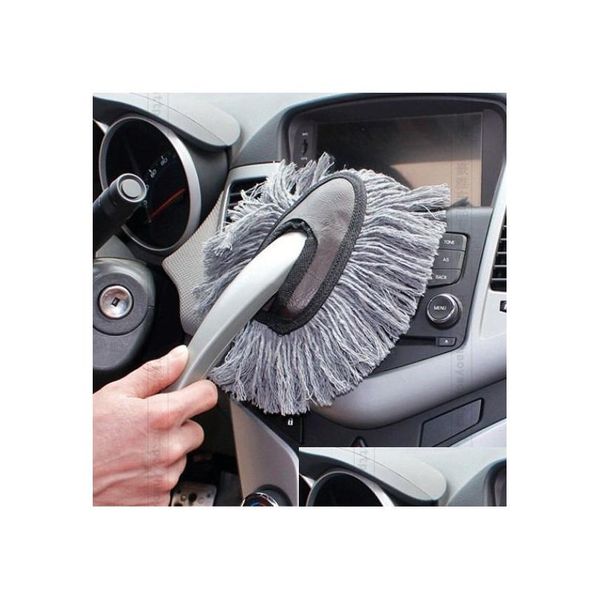 Средства по уходу Mti-Functional Car Duster Чистка грязи и пыли Щетка для чистки пыли Швабра Серый Top11 Прямая доставка Мобильные телефоны Мотоциклы Dhshg