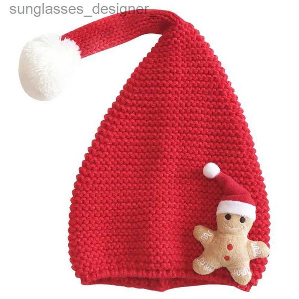 Gorro/bonés de caveira crianças chapéus de malha de cor sólida para meninos meninas bonito dos desenhos animados pom gorro outono inverno quente criança infantil chapéu bebês presente de natall231114