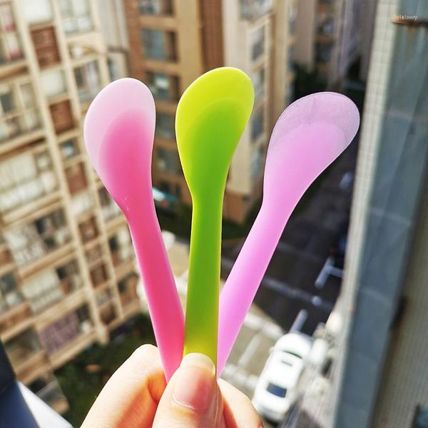 Pincéis de maquiagem máscara facial bastão pincel diy spatula scoop face colher bastões de lama mixagem beleza ferramentas de beleza 10pcs/lote