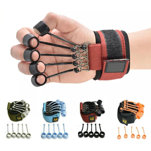 Impugnature per dita Pinza per dita in silicone Riabilitazione per le mani Allenamento per la forza Allenatore Fasce di resistenza Attrezzature per il fitness Finger Yoga 231113