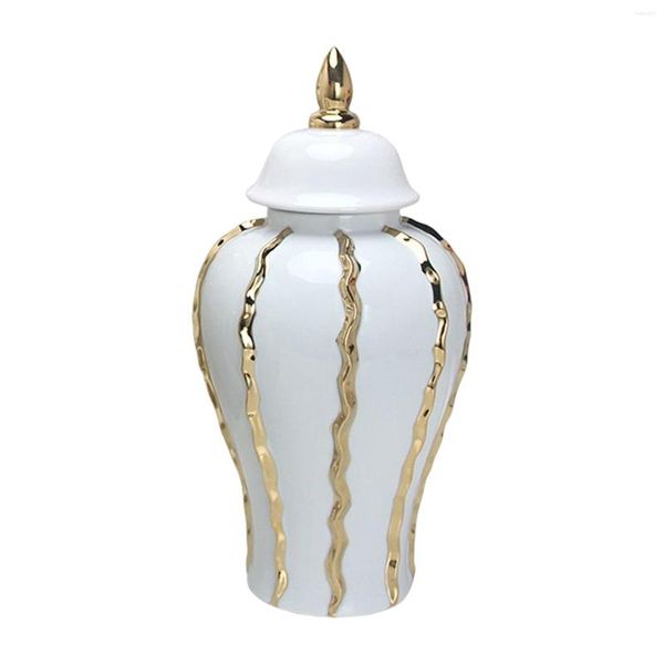 Бутылки для хранения современная имбирная банка с крышкой коллекционируемой легкой роскошной керамическая ваза для ресторанной кухни гостиной.