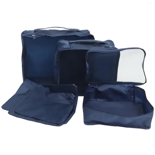 Sacos de armazenamento Saco de roupas Roupas Quilt Recipiente Mala Grande Capacidade Zipper Liga de Alumínio Organizador Dobrável