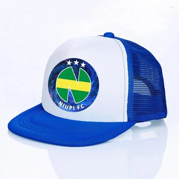 Bonés de bola anime futebol esporte respirável snapback boné jogo de futebol capitão tsubasa impresso malha beisebol ao ar livre viseira plana chapéu yf149