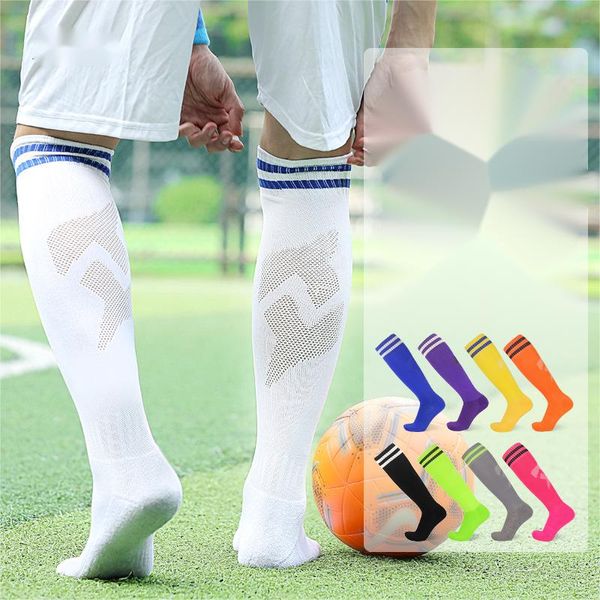 Spor çorap profesyonel kalın havlu dip rahat ve sert giymek uzun kollu futbol çorap futbol çorap