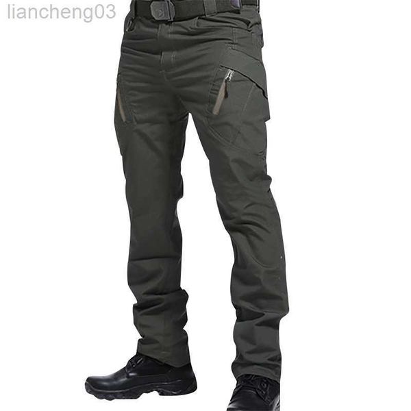 Мужские штаны IX9 Мужские милитальные тактические грузовые штаны Боевые штаны боевые состязания армии, обучение военных брюк спортивные брюки для походов на охоту на W0414