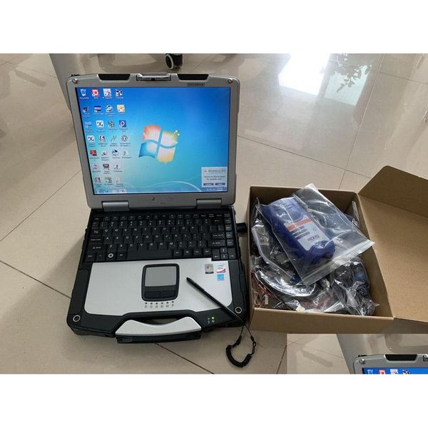 Teşhis Araçları Ağır Hizmet Kamyonu Tarayıcı Aracı USB Link 125032 Dizüstü Bilgisayarla CF30 TOPLU SN PC FL Kit Damla Teslimat Mobiller Motosiklet Dhyty