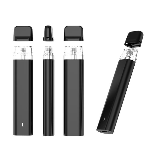 Einweg-E-Zigaretten-Pod-Gerät, Starter-Kits, 1 ml, leere Vape-Stift-Pods, 280 mAh, wiederaufladbare Vapes-Batterie, dicke Öl-Verdampferstifte, nach Maß
