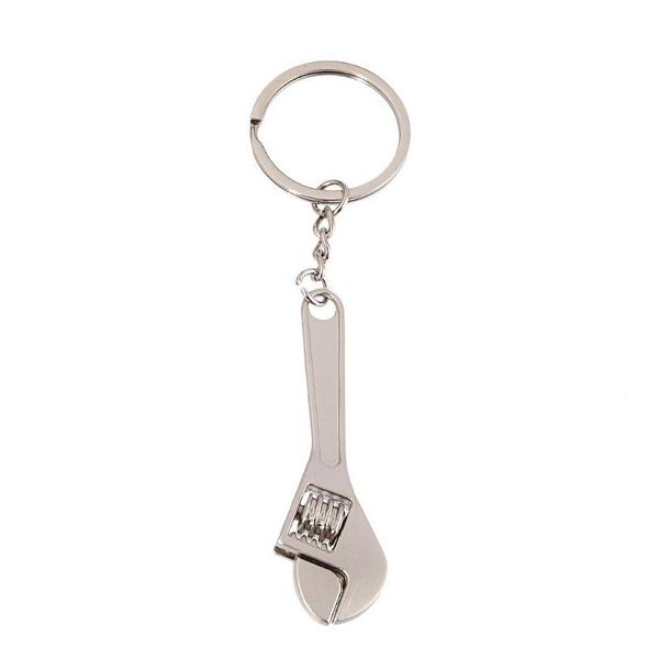 Schlüsselanhänger Lanyards Kreatives Werkzeug Schraubenschlüssel Spanner Schlüsselanhänger Ring Metall Schlüsselanhänger Einstellbar Modeaccessoires Wa1457 Drop Delivery Dhfic