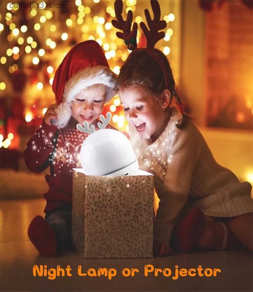 Gece Işıkları Gece Işık Yıldızlı Gökyüzü Projektör Yatak Odası Dekor Bluetooth Dönüş Gece Led Renkli Yıldız Müzik Çocuklar Bebek Hediye Uzaktan Kontrol Q231114