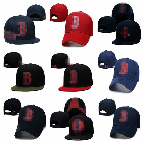 Red Soxes- B Mektup Beyzbol Kapakları Yeni Varış Moda Yaz Tarzı Erkek Kadın Hip Hop Kemik Snapback Hat