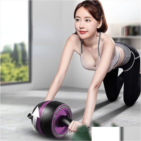 Ab Rollers Ab Rollers Matic Rebound Roda Abdominal Saudável Iniciante Equipamento Esportivo Doméstico Muscle Silent Trainer Fitness Drop Del Dhlzb