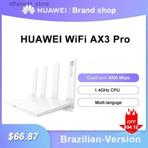 Yönlendiriciler WiFi AX3 Pro Dört Çekirdekli Ax3 Çift Çekirdekli Yönlendirici WiFi 6+ 3000Mbps 2.4GHz 5GHz Çift Bant Gigabit Oran WiFi Kablosuz Yönlendirici Q231114