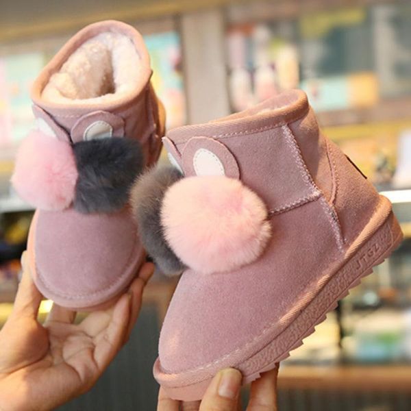 Кроссовки для малышей девочка снежные резиновые сапоги Soft Kids Boot Устойчивый