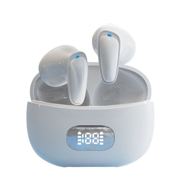 Auricolari super mini per telefono cellulare Auricolare Bluetooth TWS Apple Stereo In-ear Cancellazione del rumore wireless Cuffie da gioco per musica Display LED impermeabile resistente al sudore