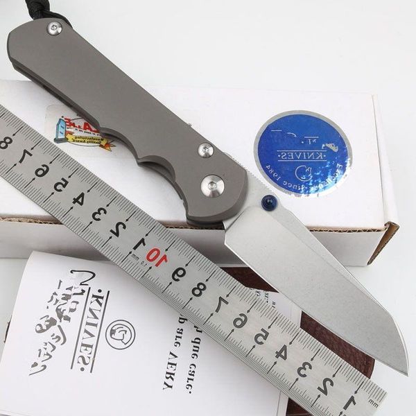 Инструмент Tanto SeBenza 21/25, титановый складной походный нож D2/S35VN, лезвие, открытый Reeve, EDC, выживание, охота, Chris Stdnw