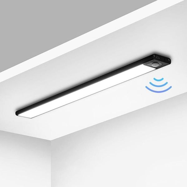 Lâmpadas de parede Sensor de movimento Luz do armário com o cabo de carregamento Magnético de alta capacidade de bateria destacável Instalação Móveis de roupas de casas de casas