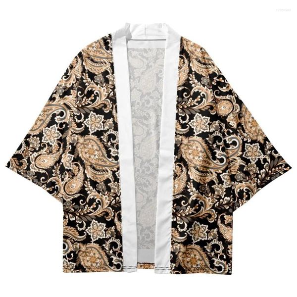 Indumenti da notte da uomo Estate Uomo Kimono Casual Allentato Yukata Camicie Stile vintage Cardigan Accappatoio Giacca giapponese Abito da mattina Abiti per la casa