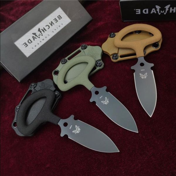 Benchmade 175 Coltello tattico Regalo 175BKSN BM175 Fisso Sopravvivenza Pesca EDC Lama Caccia Dritto Salvataggio Strumento di Natale Tasca Tattica Fsbix