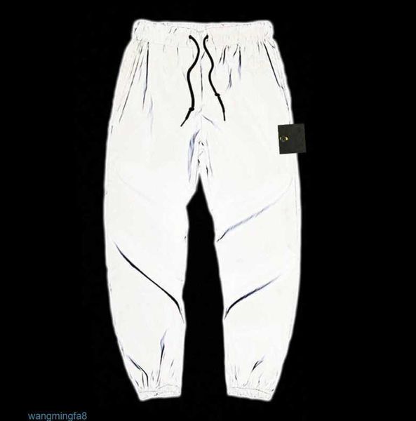 Stone Jacket Island Designer da uomo Cargo Hip Hop Pantaloni tascabili estivi traspiranti Utilità da lavoro Jogging 22un