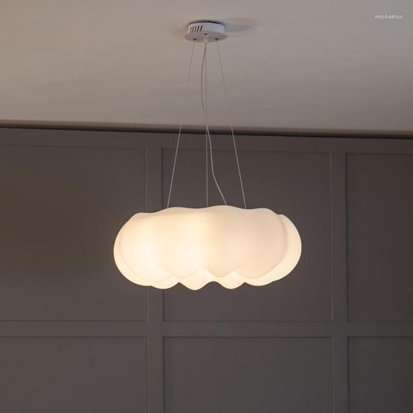 Lampade a sospensione Modern Pumpkin Cloud Lights Camera dei bambini Camera da letto Nordic Led Lampada a sospensione Cucina Ristorante Cafe Light Fixtures