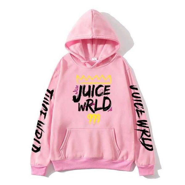 Erkek Hoodies Sweatshirts Sıcak Satış Siyah ve Beyaz J Uicewrld Hoodie Konu Sweatshirt Suyu WRLD SU SUYU WRLD JUICEWRLD TRAP RAP YAYNAR