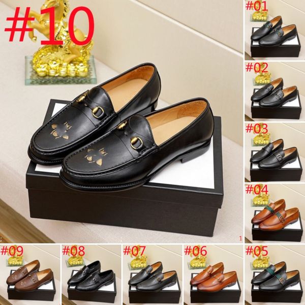 12MODEL Derby Uomo lussuoso Scarpe eleganti Fashion Style Uomo Scarpe da ufficio Designer Slip-On Scarpe da uomo in vera pelle da uomo d'affari