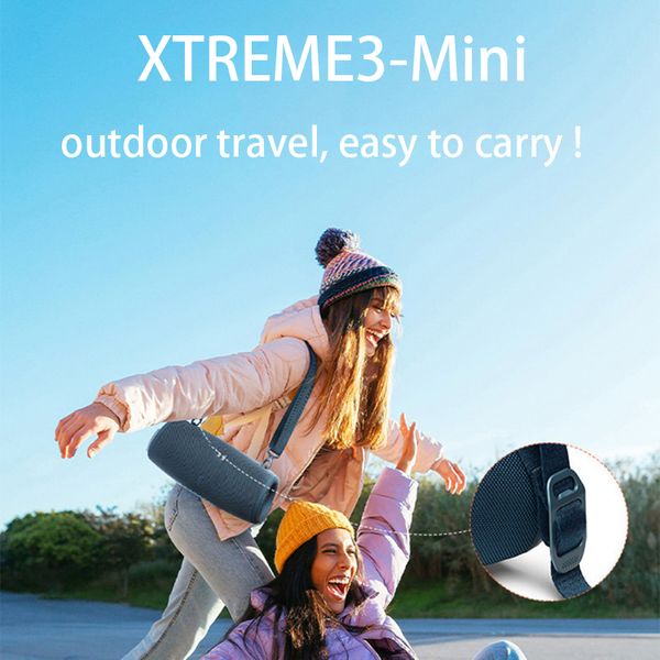 JB1 XTREME3 Мини-маленький боевой барабан, уличный Bluetooth-динамик, портативный ремешок, беспроводная карта, сабвуфер, доставка DHL 2023